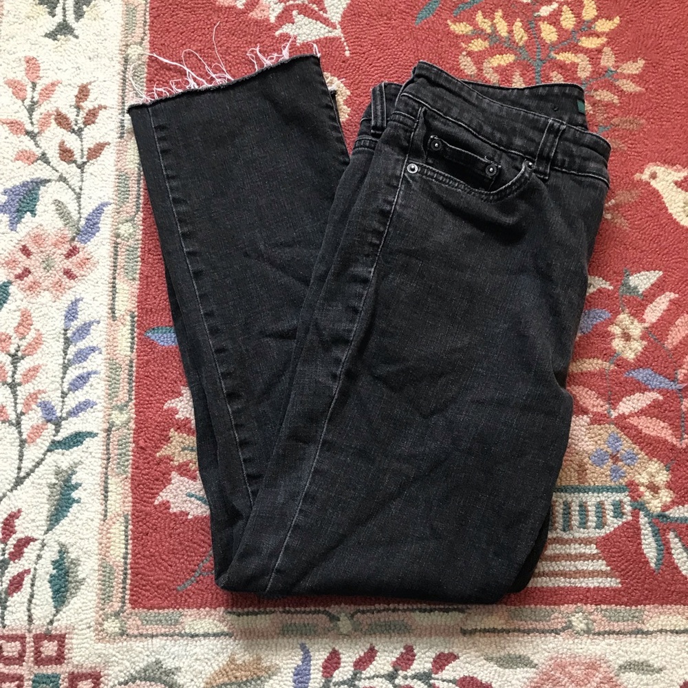 Ralph Lauren Distressed black jeans